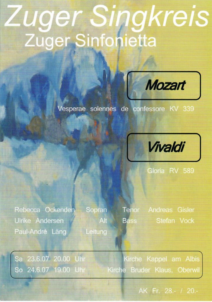 2007: Mozart Vivaldi