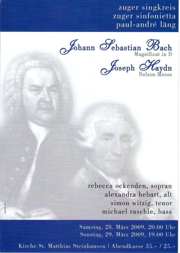 2009: Bach, Haydn